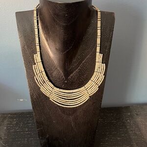 Elegant Gold Beaded Necklace